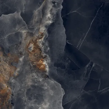 Фото Керамогранит Laparet Interstellar Black Чёрный Полированный 80Х80 Индия
