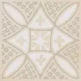 Декор Бахия 2 бежевый светлый глянцевый 9,8x9,8x0,7 (KMD3STA017GN)