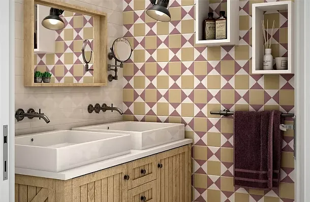 Фото Керамогранит Equipe 22323 Caprice Bowtie Pastel 20x20 Испания
