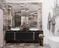 Керамогранит Laparet Electra Brown Полированный 60x120