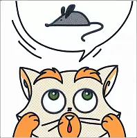 Фото Декор NT\A132\5009 Кошки-Мышки Мышка 20*20