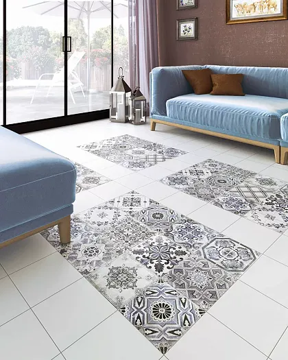 Фото Керамогранит Mugat Negro 22,3x22,3 Испания