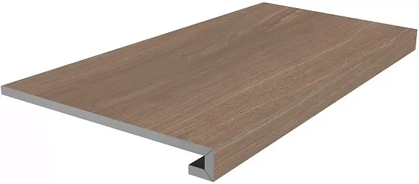Фото Ступень Kerama Marazzi Альберони коричневый матовый обрезной 33x60x0,9 (SG644020R\GCF) Россия
