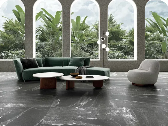 Фото Керамогранит Tau Ceramica Etnastone Black 60x120 Испания