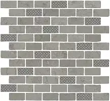 Фото Мозаика MBD011 Про Лаймстоун Антика 3 мозаичный серый матовый 32х30