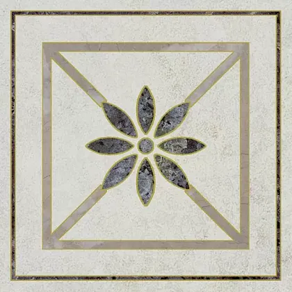 Фото Декор OS\A285\SG606220RLСеренада 2 лаппатированный обрезной 7,2x7,2 Россия