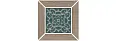 Kerama Marazzi Декор Тровазо наборный бежевый тёмный матовый 13x13x0,9 (ID158)