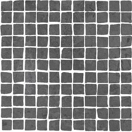 Фото Мозаика MBS001 Про Лаймстоун Спакко мозаичный серый тёмный матовый 20х20 Россия
