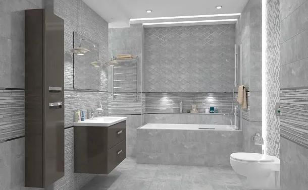 Фото Плитка Alcor белый 17-00-01-1187 20х60 Россия