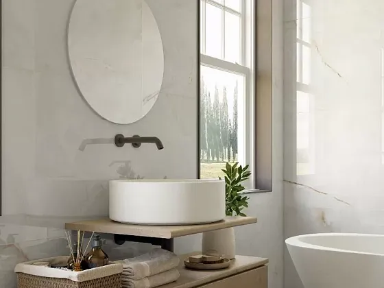 Фото Керамогранит Onix White Leviglass Rect. 60X120 (004.869.0108.00283) Испания