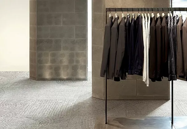 Фото Керамогранит Refin LT84 Fossil Grey Rett 60x60 Италия