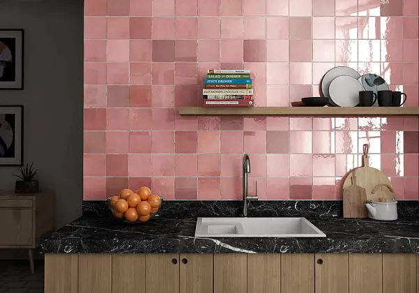 Фото Плитка Equipe 24467 Artisan Burgundy 6,5x20 Испания