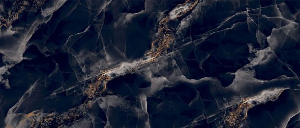 Фото Керамогранит Titanium Black Paradise Polished 120x280 (N80005) Индия