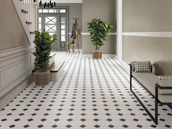 Фото Керамогранит Realonda Canterbury Black 33.3x33.3 Испания