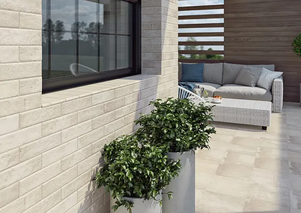 Фото Клинкерная плитка Paradyz Scandiano Brown Elewacja 24x6,5 Польша