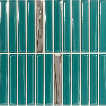 Фото Декор Monopole Decor Melody Turquoise Silver 20x20 Испания