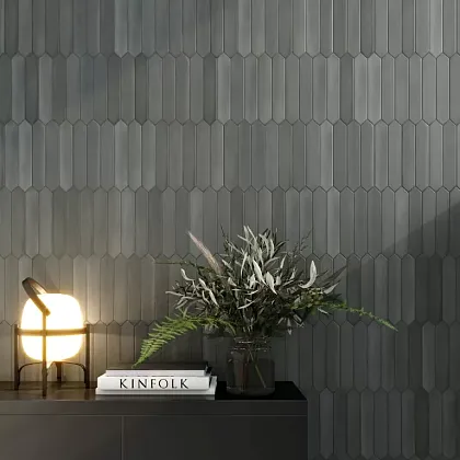 Фото керамическая плитка DNA Tiles 128395 Candy Crayon Mint 4,3х24,3 Испания