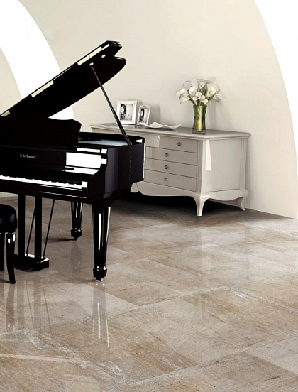 Фото Керамогранит Opel Brown Matt Carving 60х120 Индия