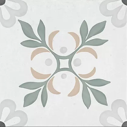 Фото Керамогранит Smile Tile Siena Celeste 19,8x19,8 Индия