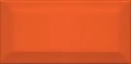 Фото Плитка 16075 Клемансо оранжевый грань 15x7,4