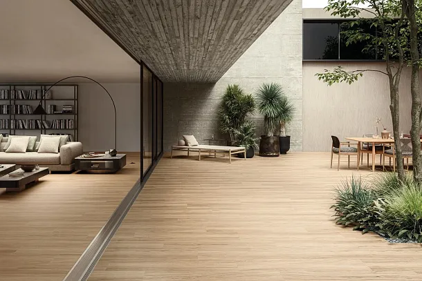 Фото Керамогранит Refin RJ96 Eik Almond Matt R 25x150 Италия