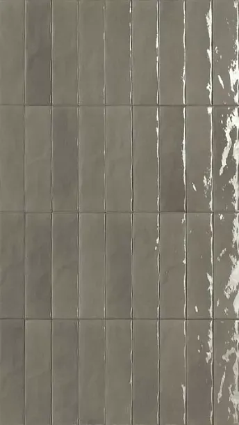 Фото Керамогранит fRMS Glim Grigio Fumo Brillante 6x24 (УТ-00036352) Италия