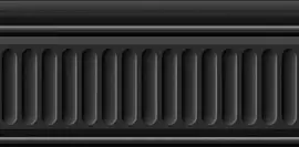 Фото Бордюр 19049\3F Бланше черный структурированный 20*9.9