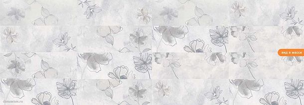 Фото Керамическая плитка el molino gabana decor perla 30x90 Испания