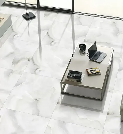 Керамогранит Onyx Smoke Blue Glossy 60x60 для гостиной, для прихожей, на теплый пол Фото Керамогранит Onyx Smoke Blue Glossy 60x60 Индия
