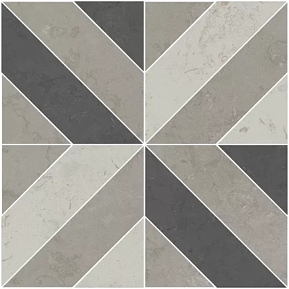 Фото Декор ID124T Про Лаймстоун серый матовый 60х60 Россия