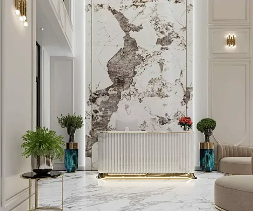 Фото Керамогранит Calacatta Empire 120x280 (NTT3603С) Индия