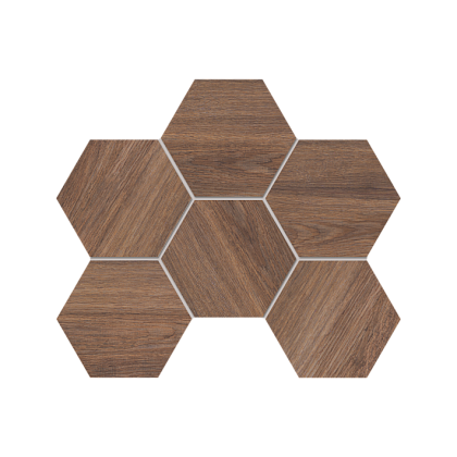 Фото Мозаика Selection Eucalyptus Hexagon SI02 неполированная 25x28,5 Россия