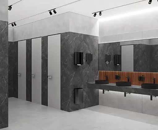 Фото Керамогранит Laparet Rocky Black Pro Графитовый Матовый R10Gr 60Х60 Индия