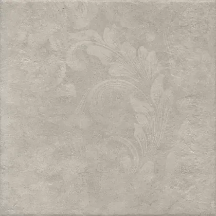 Фото Керамогранит Kerama Marazzi Хадду серый светлый матовый декорированный 40,2x40,2x0,8 (KM4040G0061N) Россия