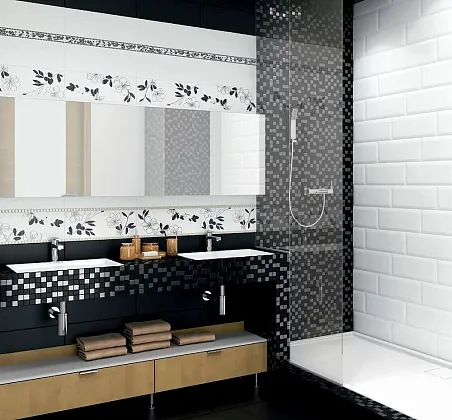 Фото Панно MLD\A66\2x\15079 Бельканто 15x80 (комплект 2шт) Россия