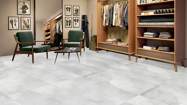 Керамогранит Cemento Grey Sugar 60x120 для гостиной, для кухни, для прихожей Фото Керамогранит Cemento Grey Sugar 60x120 Индия
