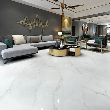 Фото Керамогранит Carrara Polished (Sinking Ink) 60x120 (BHW-0003) Китай