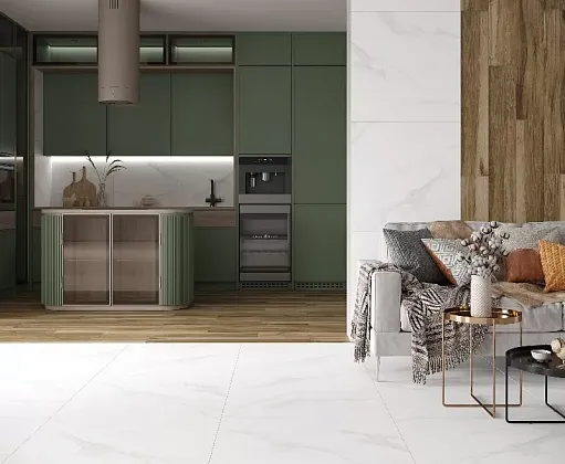 Фото Керамогранит Laparet Marmara white белый 80x80 Россия