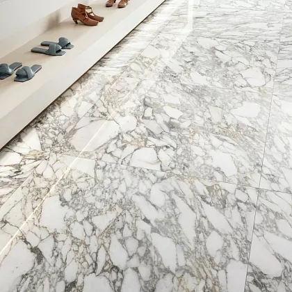 Фото Керамогранит Flaviker PF60014127 Supreme Memories Breccia Imperiale Lux 3D R 120x280 Италия