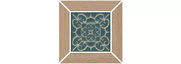 Фото Kerama Marazzi Декор Тровазо наборный бежевый матовый 13x13x0,9 (ID153) Россия
