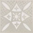 Декор Бахия 2 серый светлый глянцевый 9,8x9,8x0,7 (KMD3STA018GN)