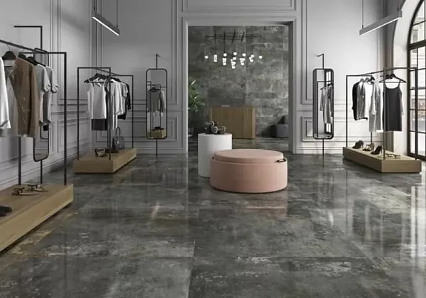 Фото Керамогранит Pamesa Rusty Metal Copper Luxglass Rec 120x120 Испания