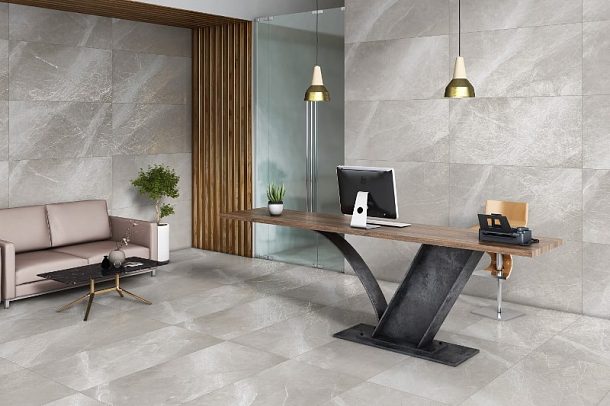 Фото Керамогранит Asti Grey Matt Carving 60x120 Индия