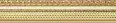 Бордюр Aparici Cenefa Umbria Gold 6x29,75