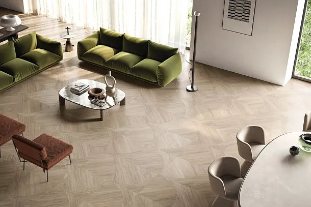 Фото Керамогранит Refin RJ98 Eik Choco Matt R 25x150 Италия