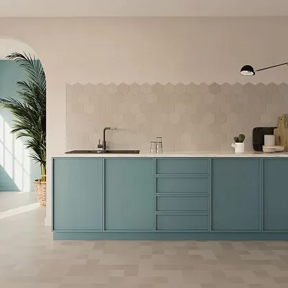 Фото Керамогранит 122452 Hexa Six Coral 14x16 Испания