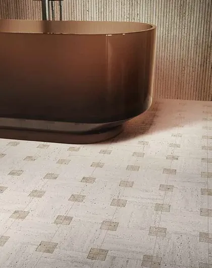 Фото Керамическая плитка FAP Ceramiche fTP0 Materia Classica Groove Beige Matt RT 50x120 Италия