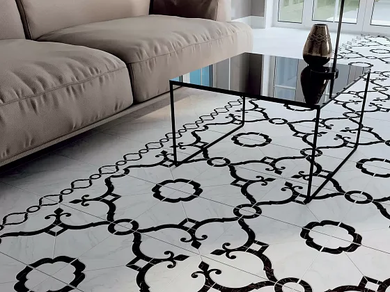 Фото Плитка 16073 Фрагонар белый грань 7.4*15 Россия