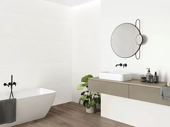 Фото Керамическая Плитка Baldocer Neve Satin Illusion Rect. 60x120 Испания