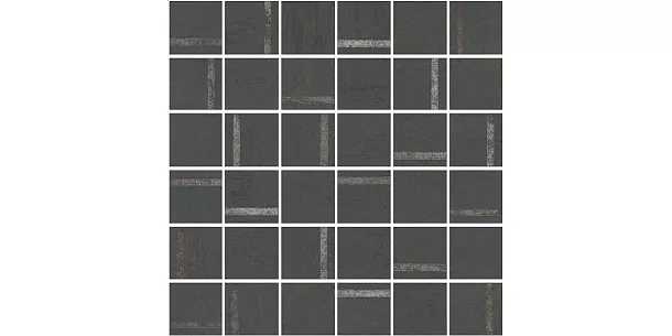 Фото Kerama Marazzi Декор Гварди 2 мозаичный антрацит матовый обрезной 30x30x0,9 (SG640520\MM) Россия